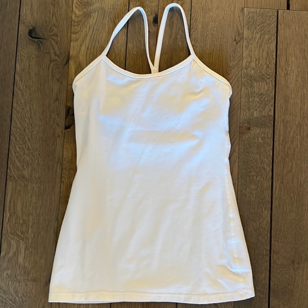 Lululemon White Tank Top